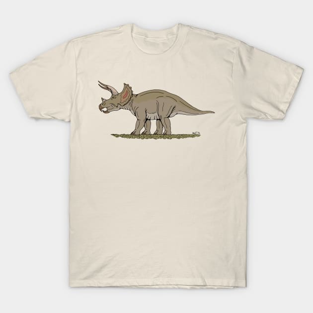 Triceratops T-Shirt by AzureLionProductions